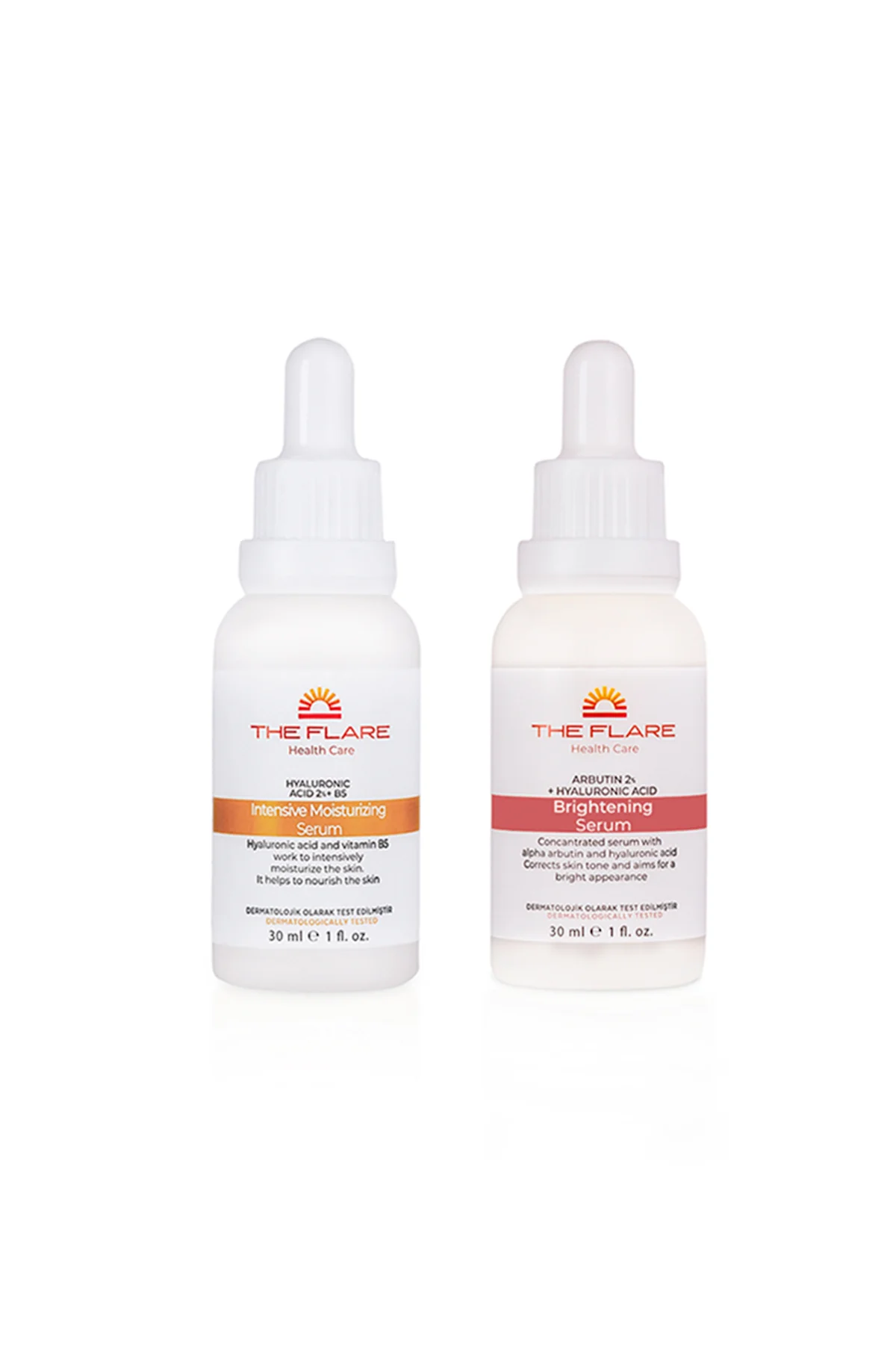 Anti-Blemish Skin Tone Equalizing Skin Care Serum 30 Ml (Arbutin 2% + Hyaluronic Acid)+ Intensive Moisturizing Serum (HYALURONIC ACID 2% B5) Hyaluronic Acid 2% B5 Set